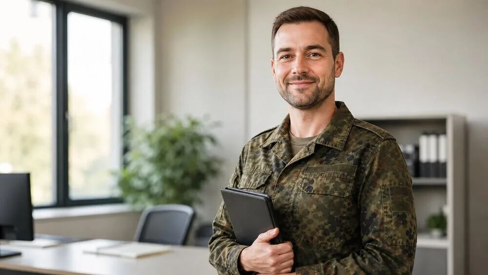 Soldat in Uniform – Versicherungen für Soldatinnen und Soldaten, SaZ und Berufssoldaten
